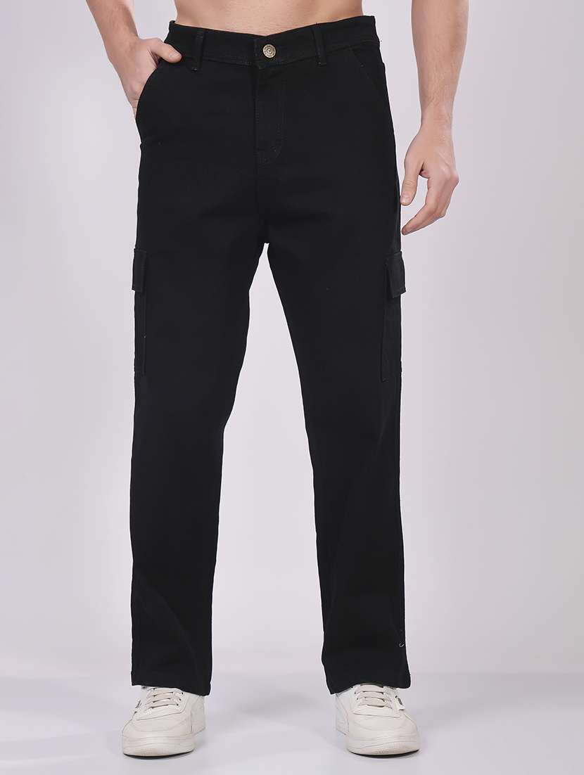 men black solid cargo