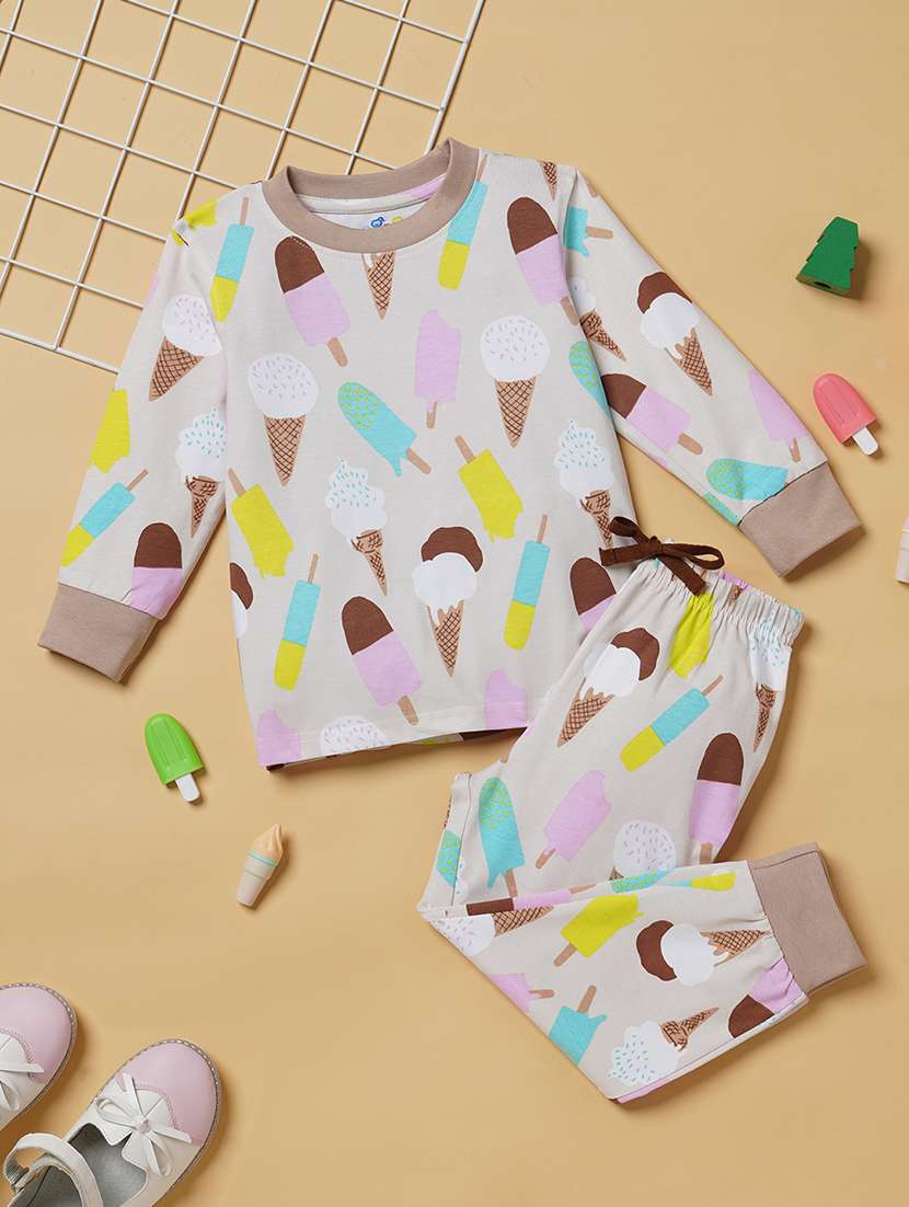 Boys Printed Full Length Co Ords Set
