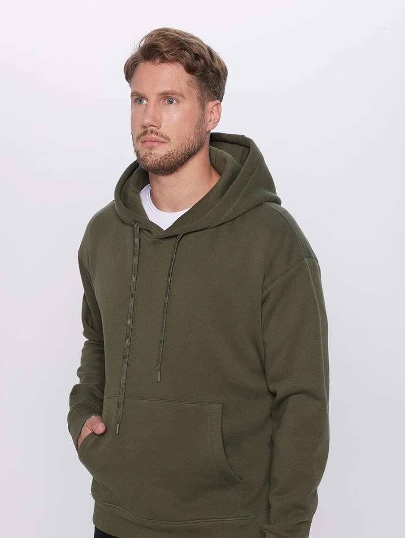 men long sleeves plain sweatshirt - 21699551 -  Standard Image - 1