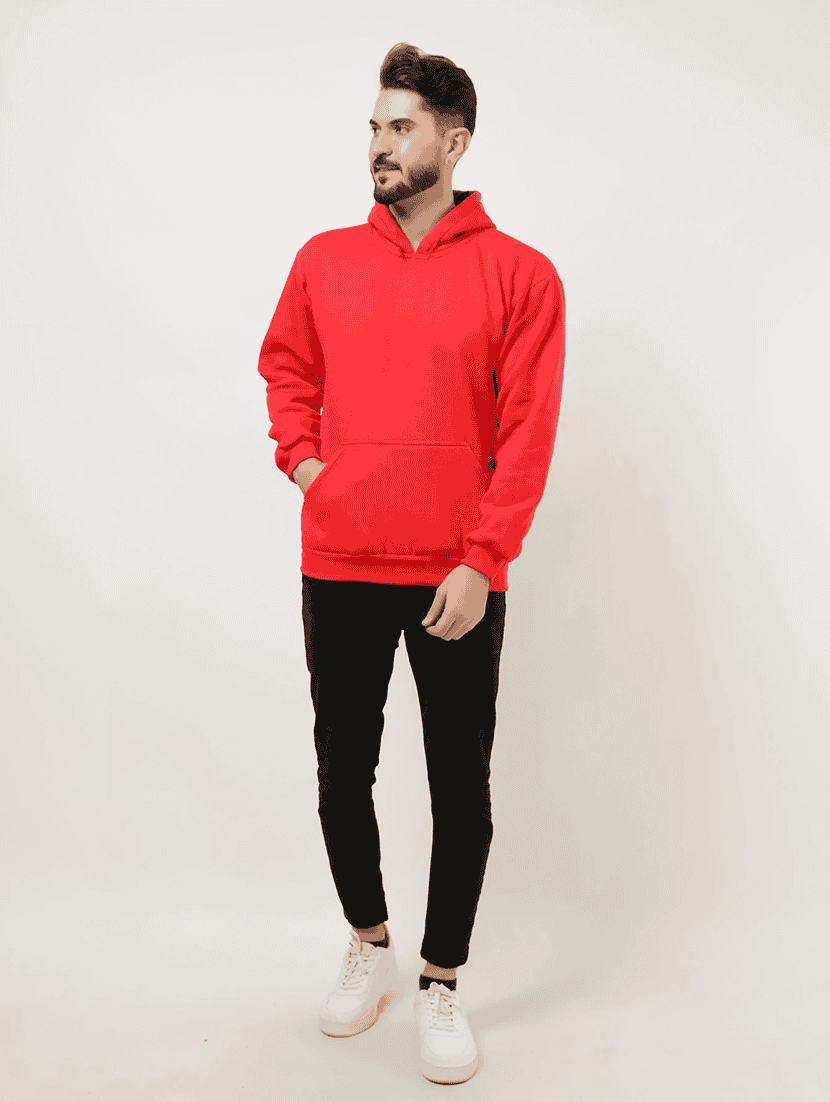 men long sleeves plain sweatshirt - 21699554 - Standard Image - 4