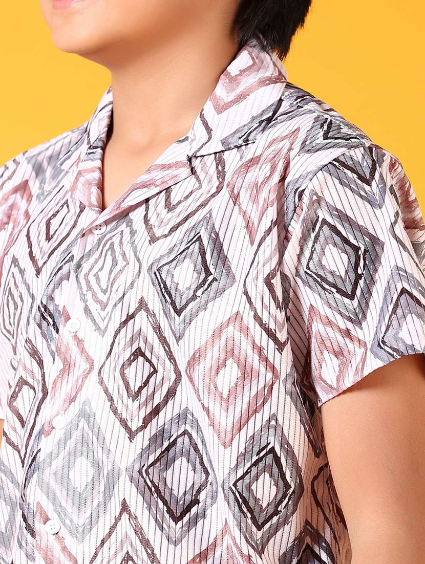boys printed short sleeve co-ords set - 21699630 - Standard Image - 4