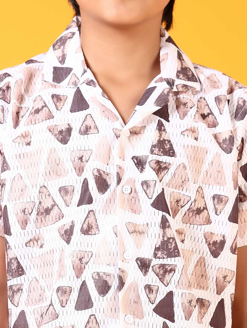 boys printed short sleeve co-ords set - 21699632 - Standard Image - 4