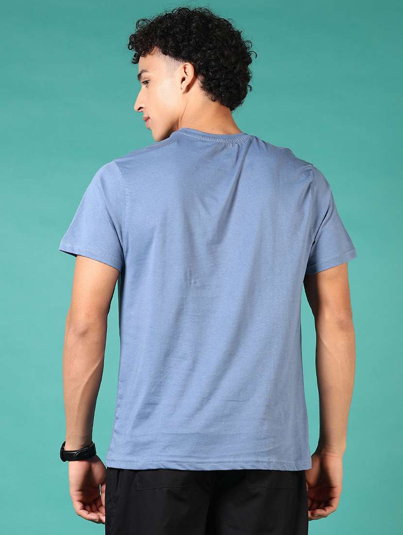 men short sleeves front print t-shirt - 21700035 -  Standard Image - 1