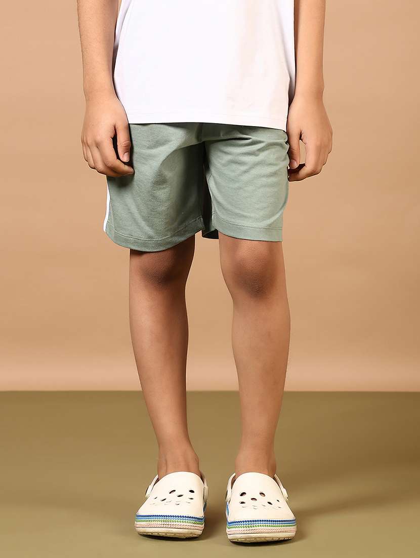 boys printed mid rise shorts - 21700282 - Standard Image - 1