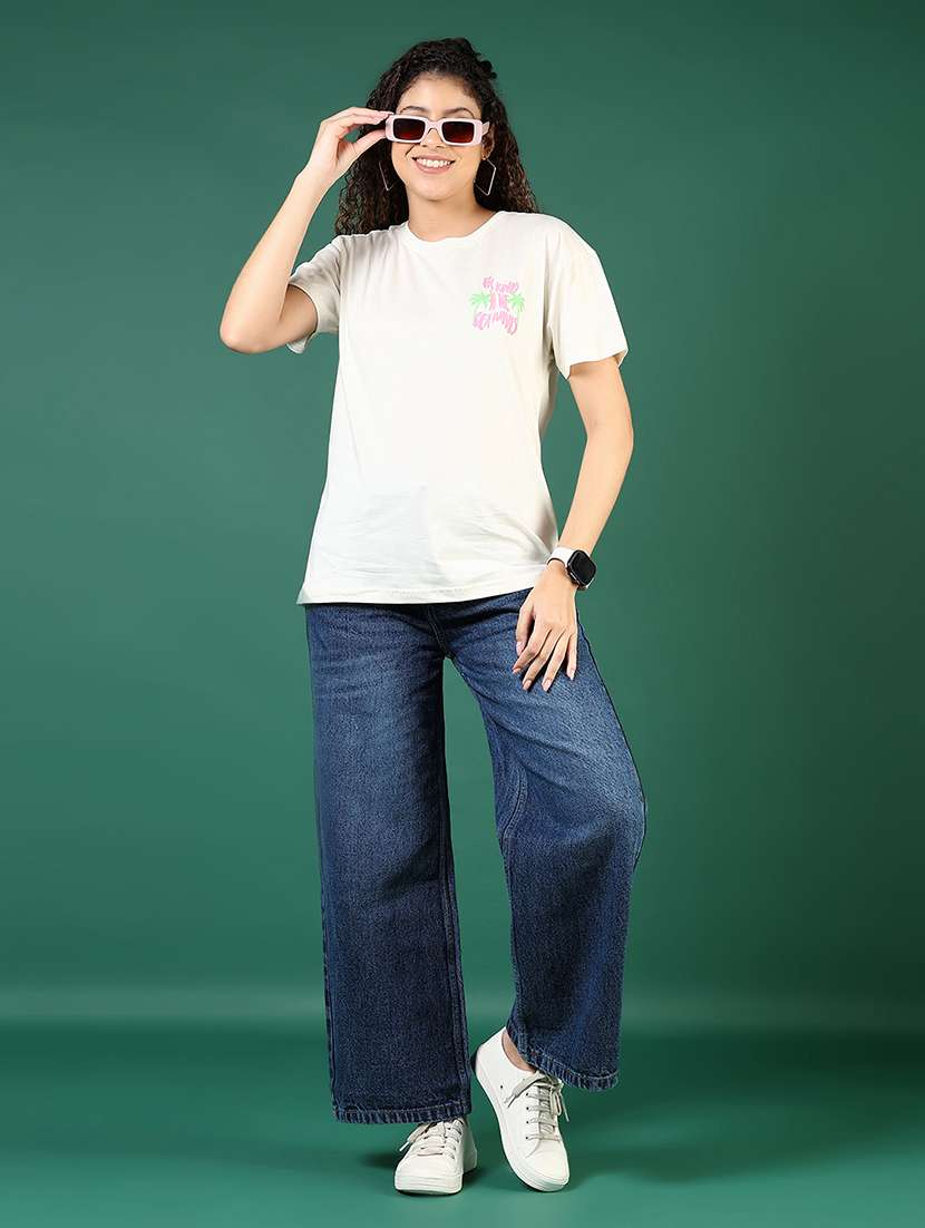women printed short sleeve regular fit t-shirt - 21700809 -  Standard Image - 4
