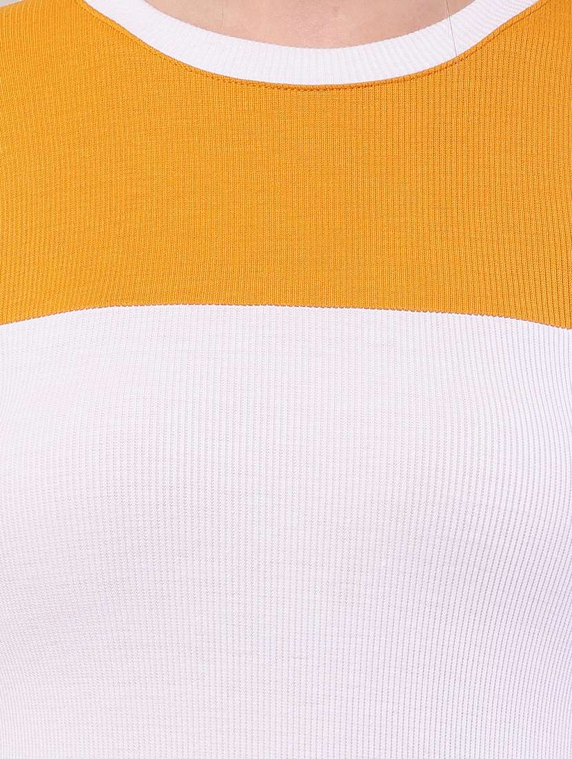 women color block long sleeve top - 21700953 -  Standard Image - 6