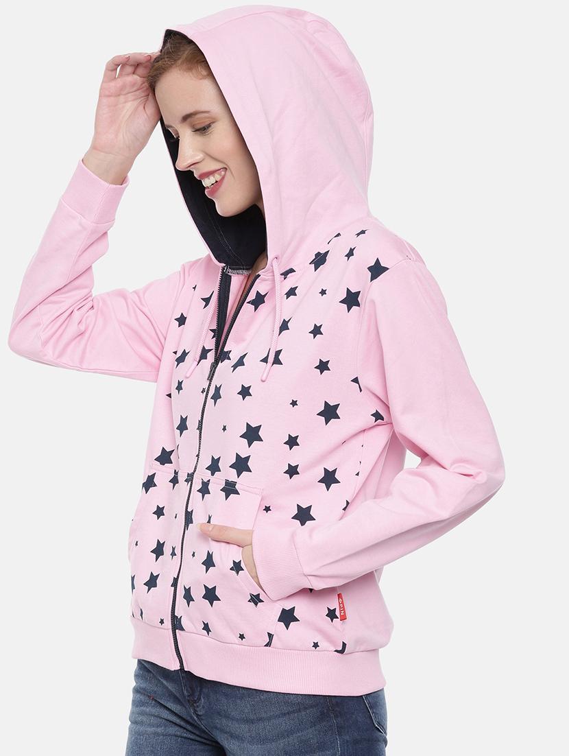 women front print long sleeve sweatshirt - 21700968 - Standard Image - 1