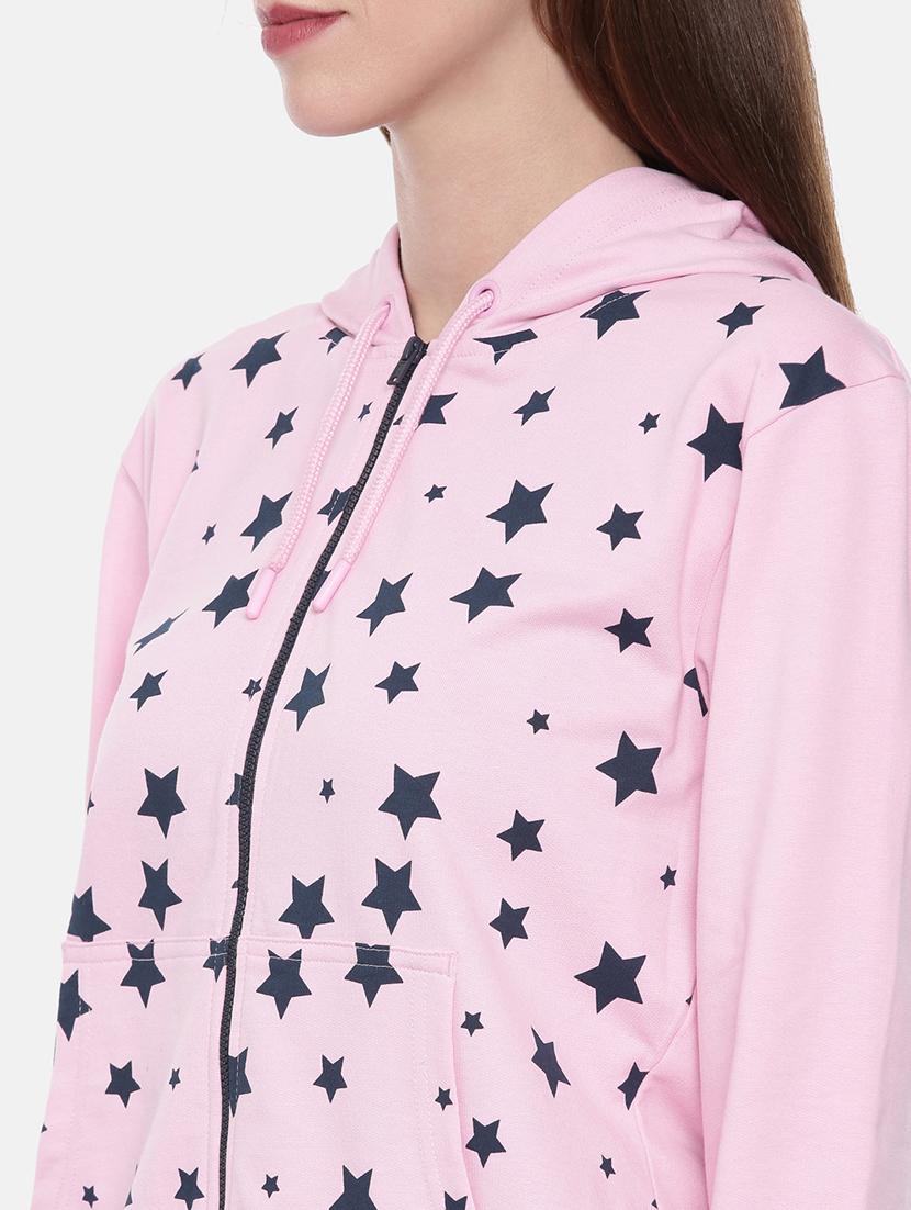 women front print long sleeve sweatshirt - 21700968 - Standard Image - 4