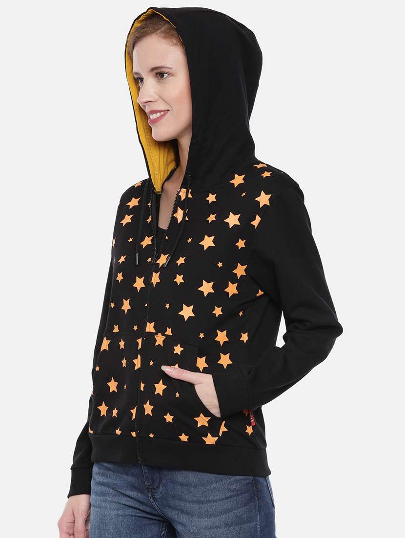 women front print long sleeve sweatshirt - 21700969 -  Standard Image - 1