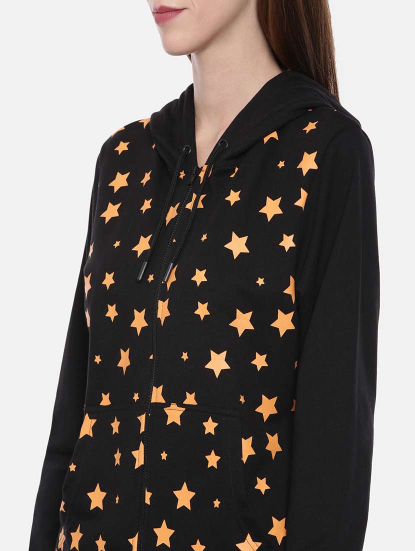 women front print long sleeve sweatshirt - 21700969 -  Standard Image - 4