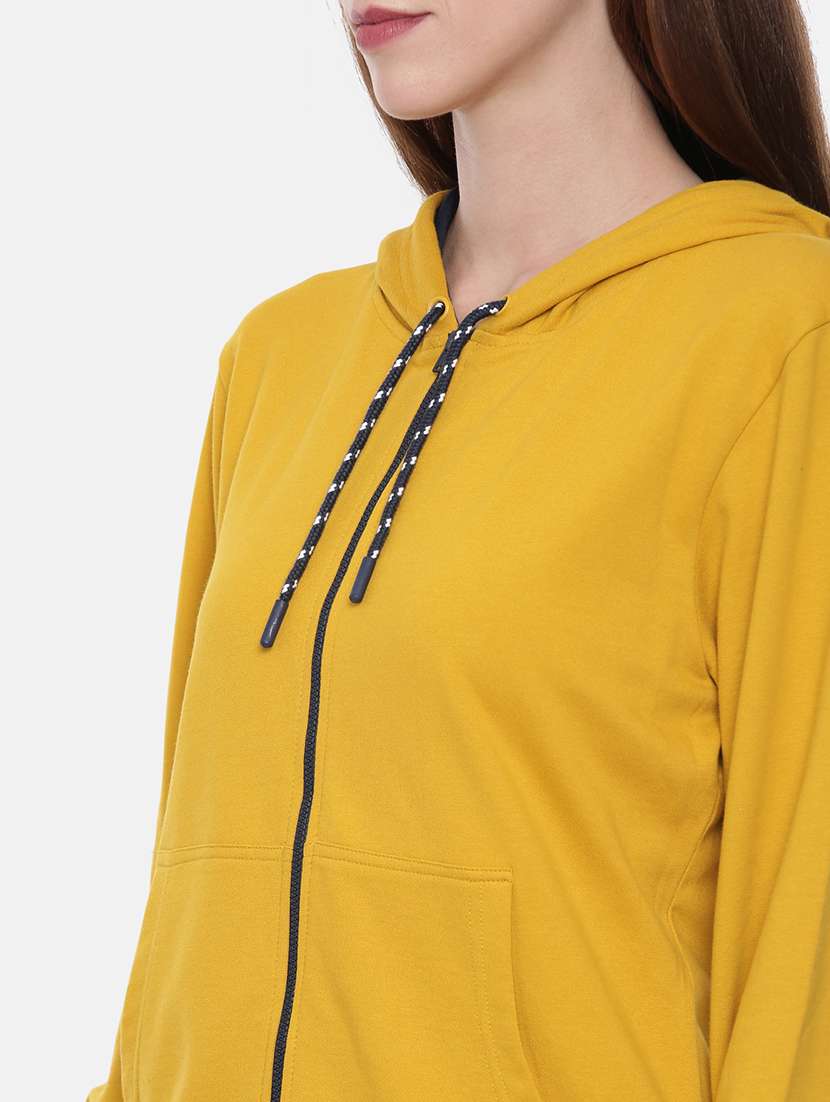 women solid long sleeve sweatshirt - 21700972 -  Standard Image - 4