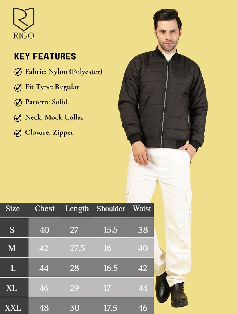 men solid long sleeve puffer jacket - 21703448 - Standard Image - 4