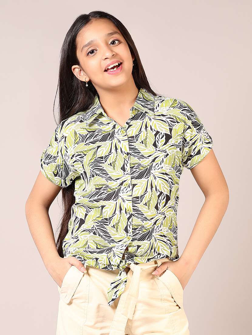 girls printed shirt top