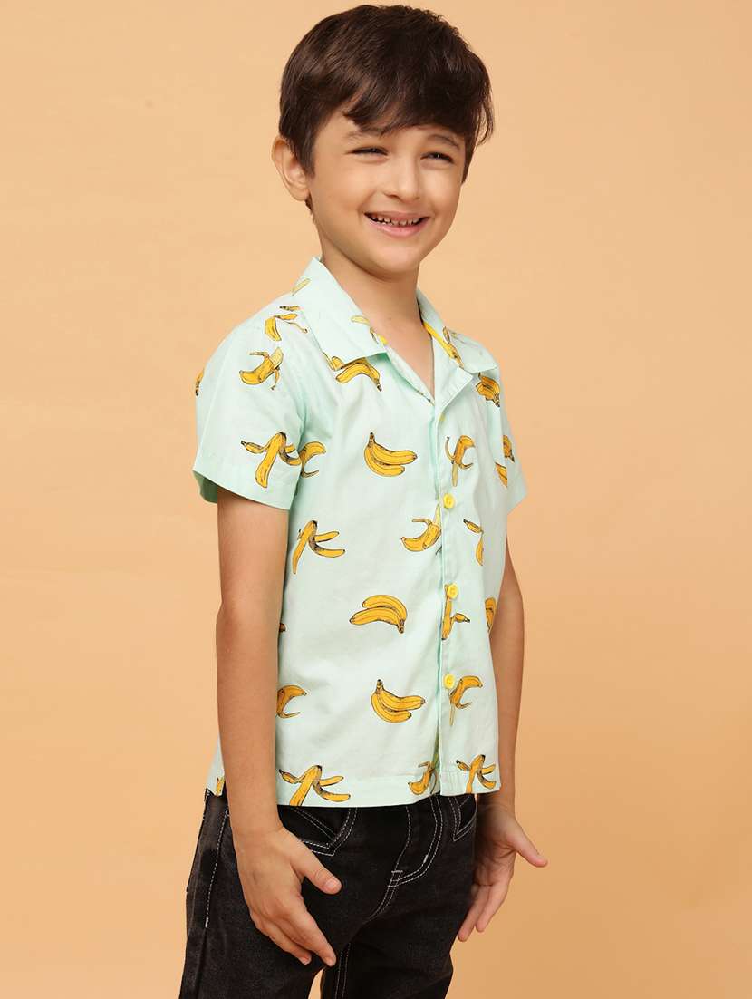 boys printed short sleeve shirt - 21703714 -  Standard Image - 1