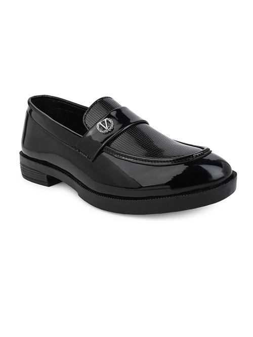 men black slip on loafers - 21703735 - Standard Image - 0