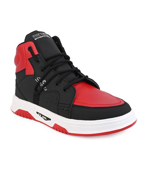men red lace up sneakers - 21703738 - Standard Image - 0