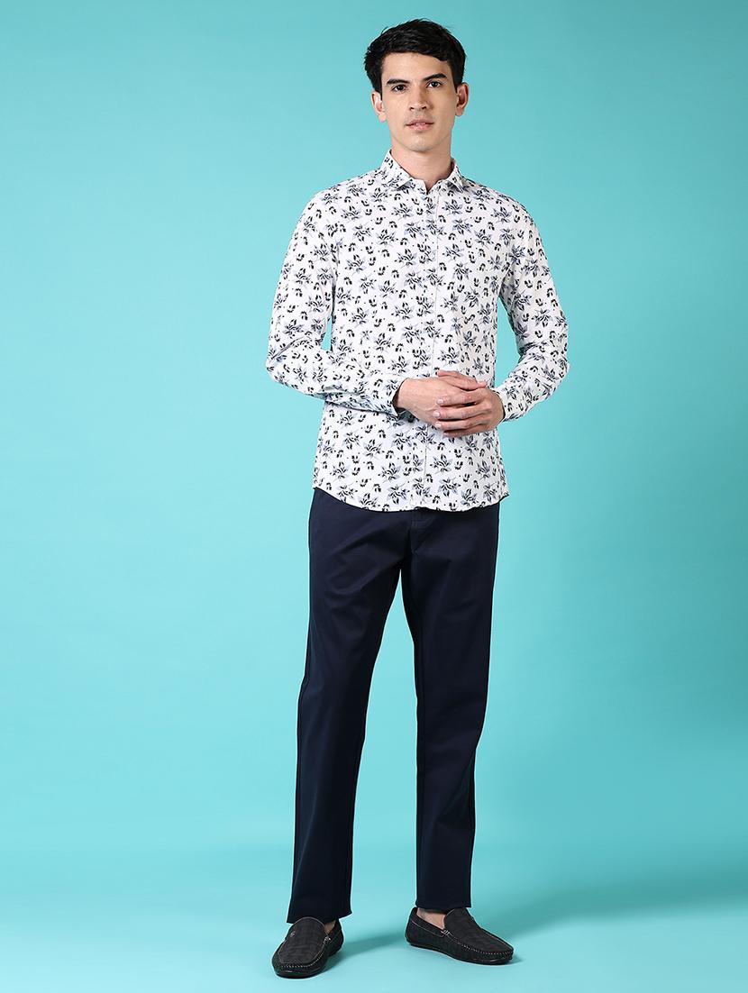 men long sleeves printed casual shirt - 21703825 - Standard Image - 4