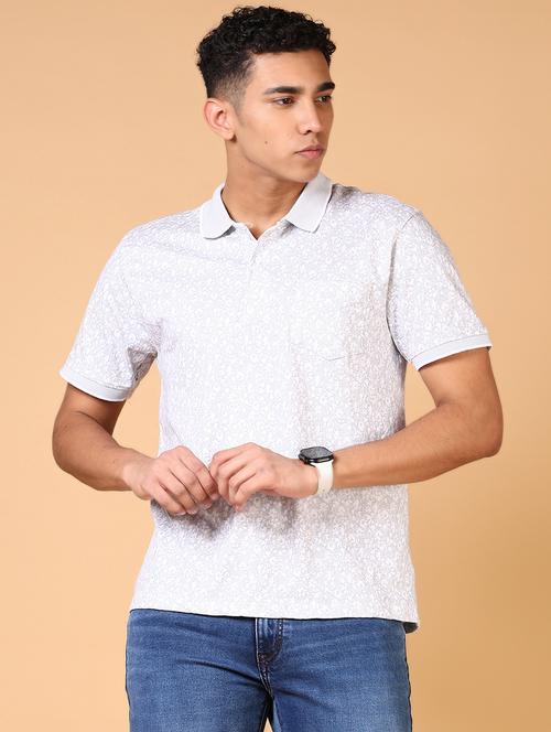 men short sleeves printed polo t-shirt - 21703857 -  Standard Image - 0