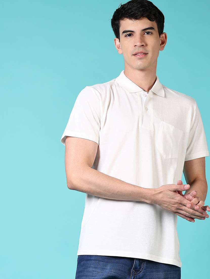 men short sleeves plain polo t-shirt - 21703865 -  Standard Image - 1