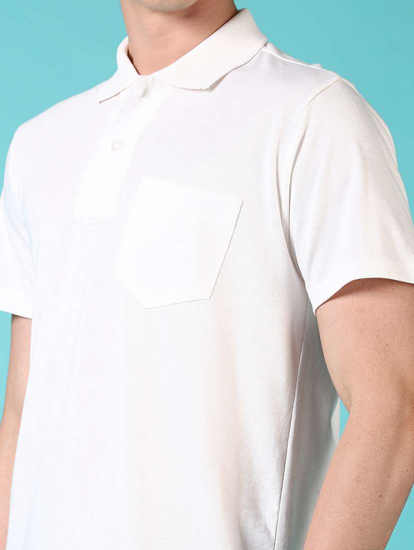 men short sleeves plain polo t-shirt - 21703865 -  Standard Image - 4
