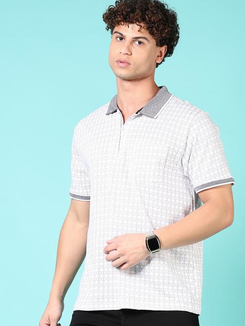 men short sleeves printed polo t-shirt - 21703868 - Standard Image - 0
