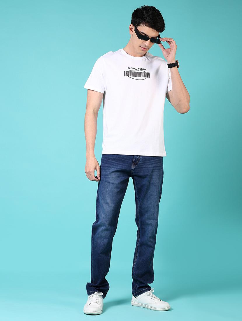 men mid rise plain jeans - 21703903 - Standard Image - 4