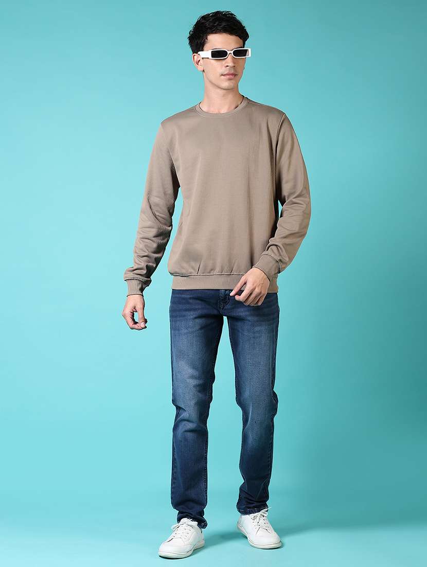 men mid rise plain jeans - 21703904 -  Standard Image - 4