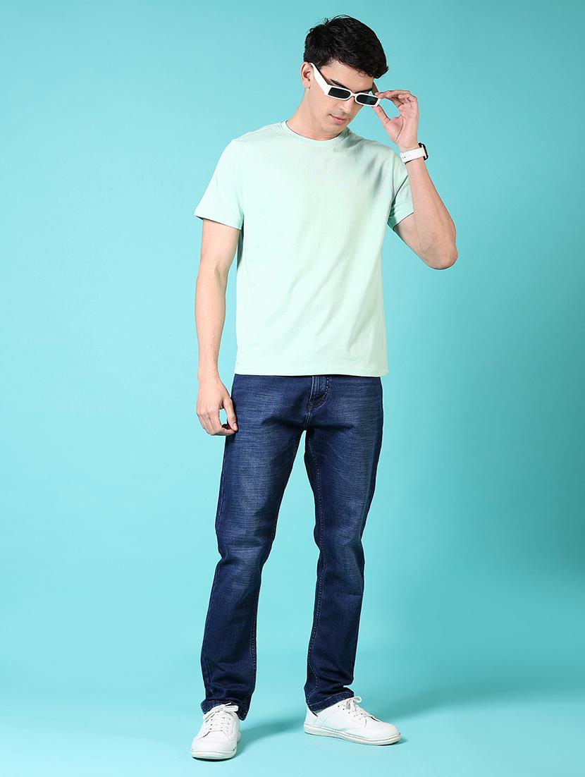 men mid rise plain jeans - 21703907 - Standard Image - 4