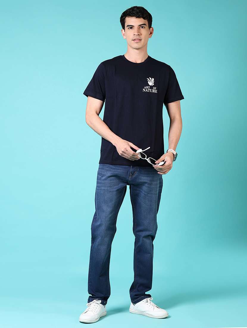 men mid rise plain jeans - 21703909 -  Standard Image - 4