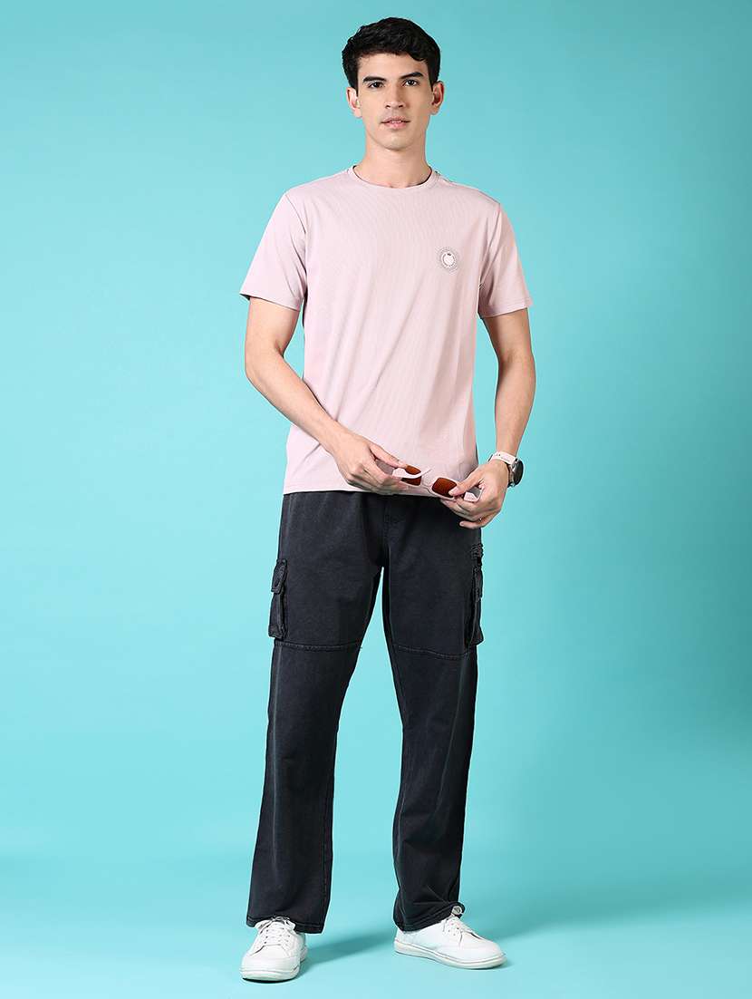 men mid rise solid cargo - 21703923 -  Standard Image - 4