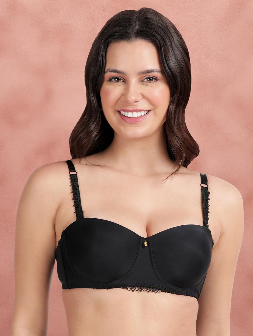 women solid balconette bra - 21704407 - Zoom Image - 0