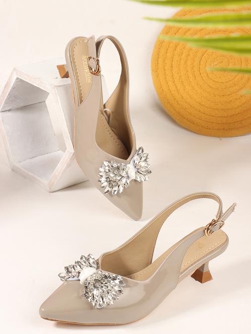 women grey back strap sandal - 21704605 - Standard Image - 0