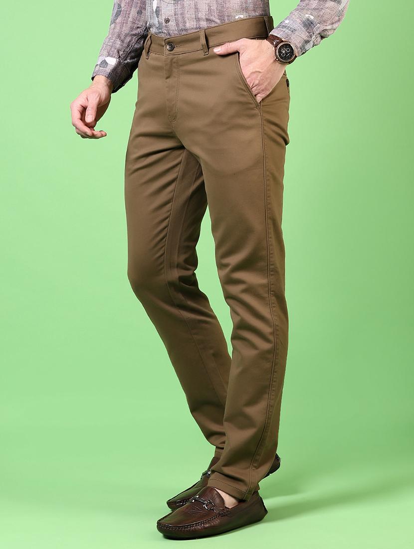 men solid mid rise casual chino - 21705007 -  Standard Image - 1