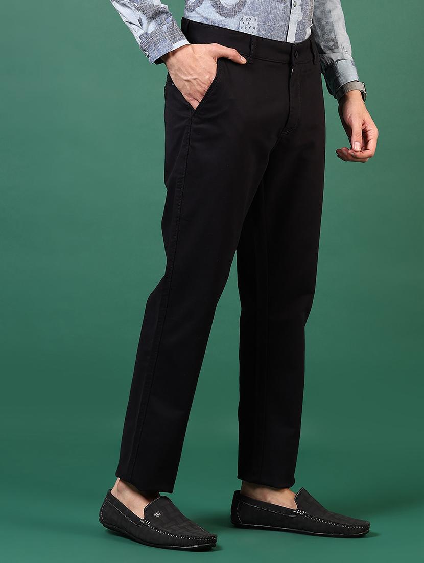 men solid mid rise casual chino - 21705008 -  Standard Image - 1