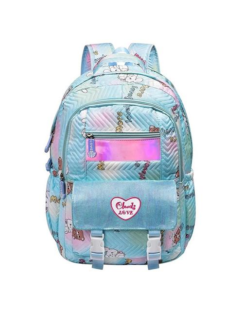 girls printed adjustable strap backpack - 21705348 - Standard Image - 0