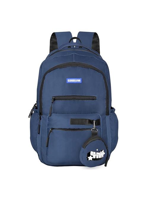 women blue solid utility backpack - 21705361 -  Standard Image - 0