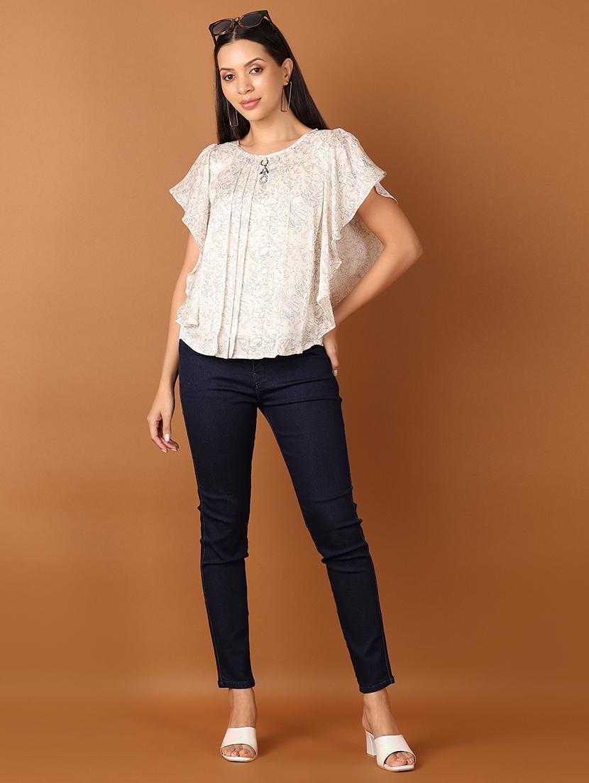 women solid high rise slim fit jean - 21705655 - Standard Image - 4
