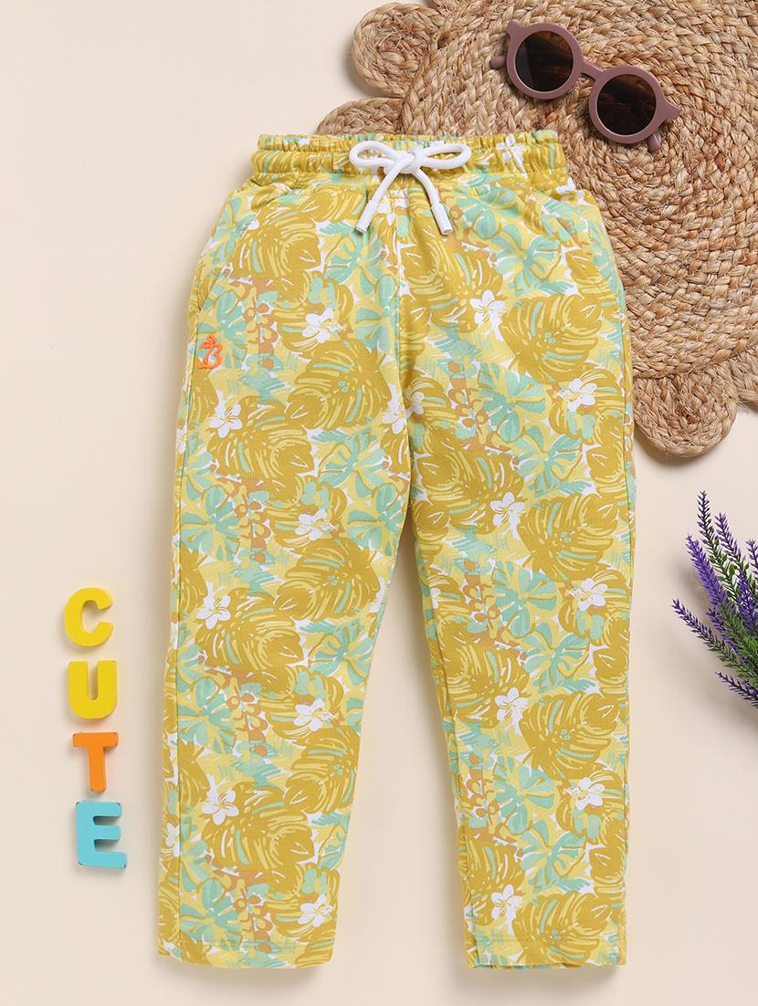 kids mid rise printed nightwear pyjama