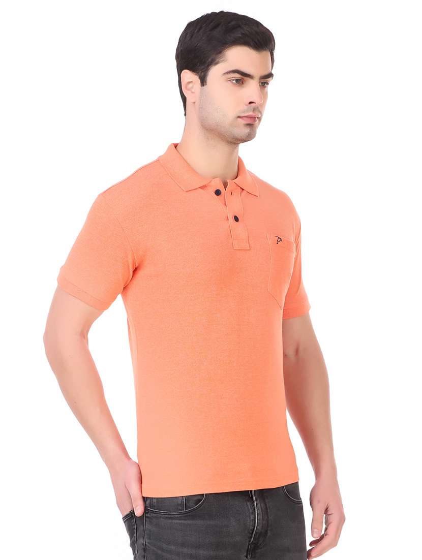 men solid short sleeves polo t-shirt - 21707262 -  Standard Image - 1