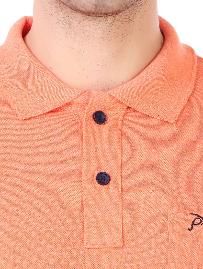 men solid short sleeves polo t-shirt - 21707262 -  Standard Image - 4