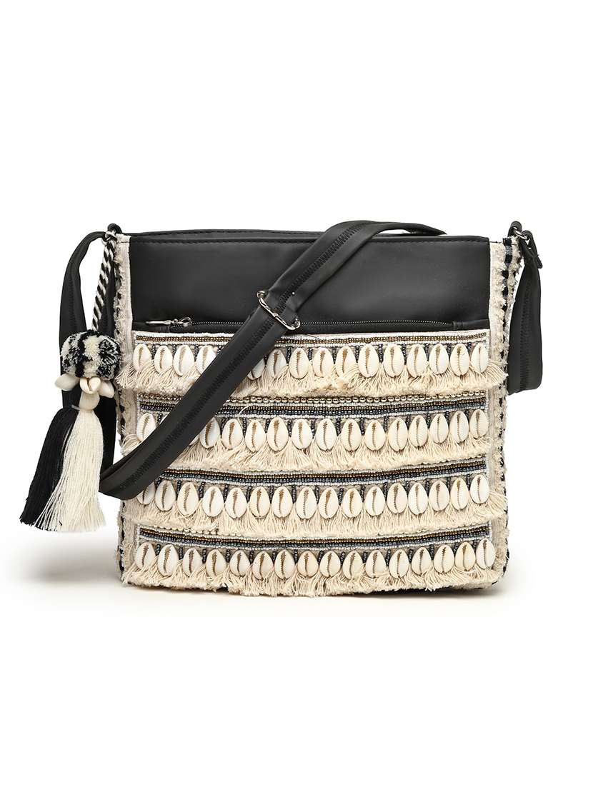 women beige solid with work sling bag - 21707565 - Standard Image - 1