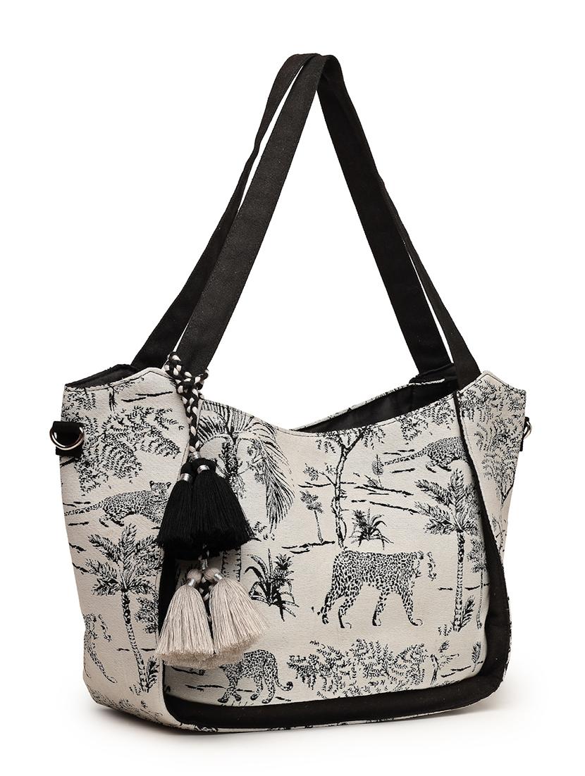 women printed regular handbag - 21707588 - Standard Image - 4