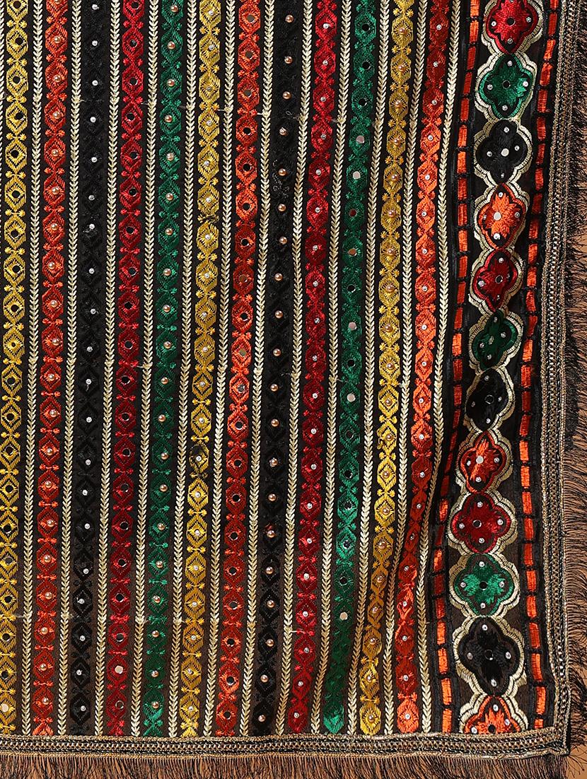 women phulkari dupatta with mirror work - 21707684 - Standard Image - 6