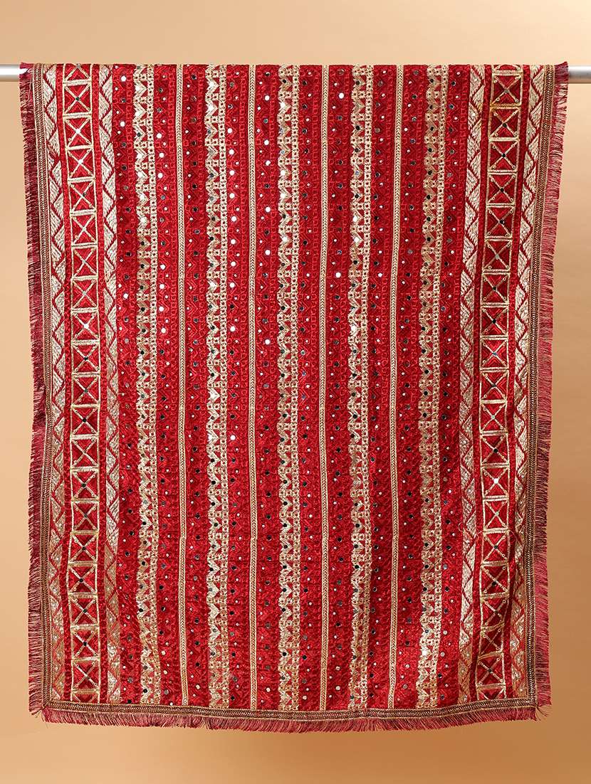 women phulkari dupatta with mirror work - 21707703 -  Standard Image - 6