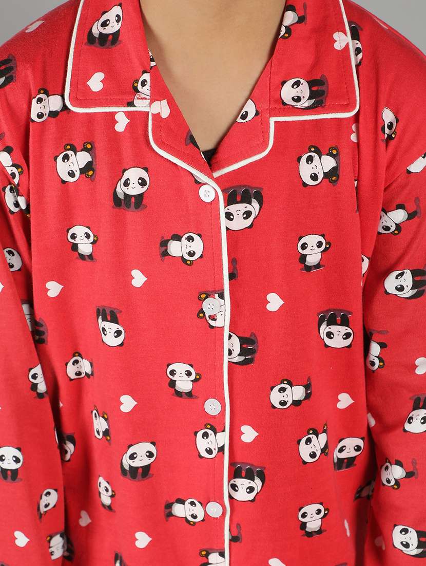 boys printed pyjama nightwear set - 21707732 - Standard Image - 4