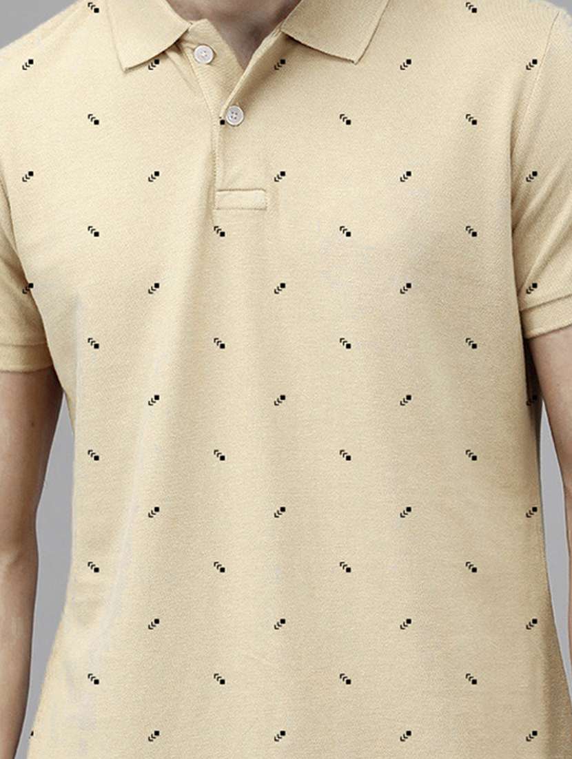 men short sleeves printed polo t-shirt - 21707885 -  Standard Image - 4