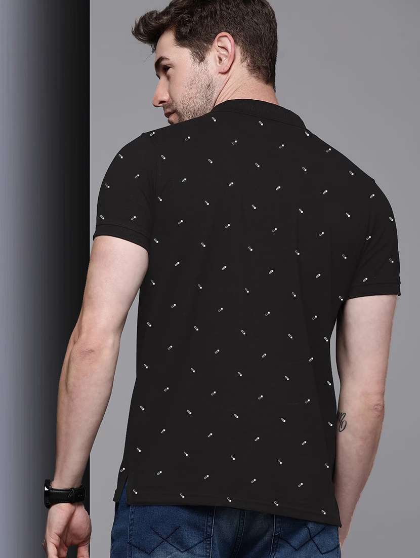 men short sleeves printed polo t-shirt - 21707887 -  Standard Image - 1