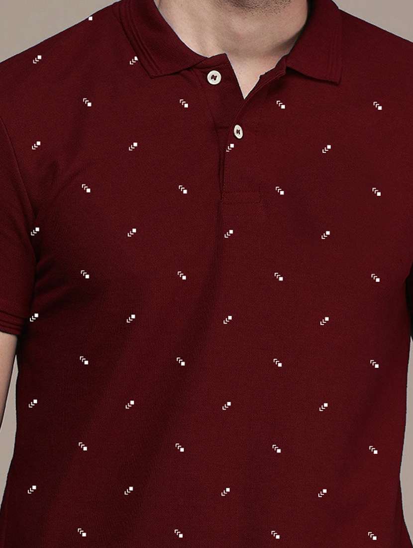 men short sleeves printed polo t-shirt - 21707889 -  Standard Image - 4