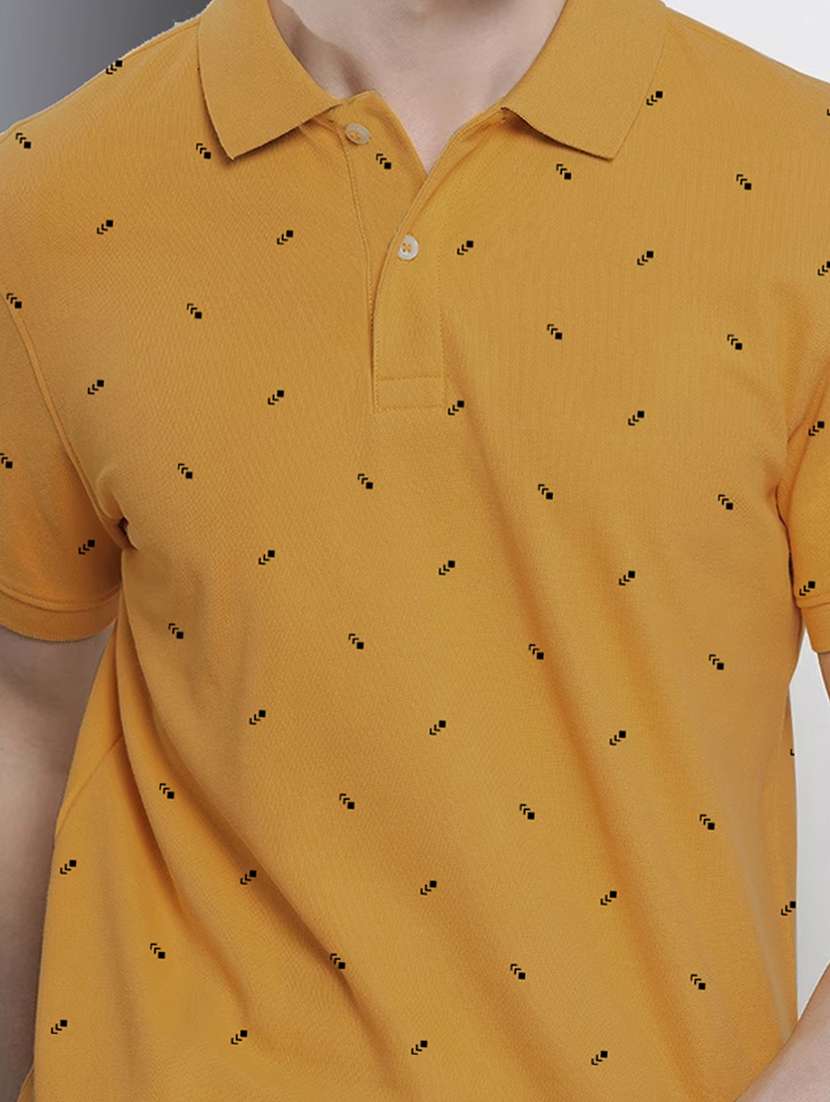 men short sleeves printed polo t-shirt - 21707890 -  Standard Image - 4