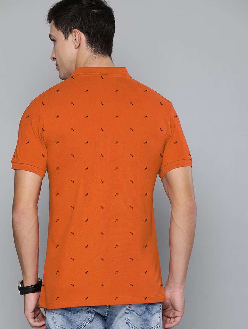 men short sleeves printed polo t-shirt - 21707892 -  Standard Image - 1